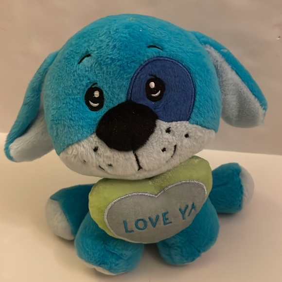 Dan Dee collection 8”  blue puppy stuffed plush animal. For 3 years up - Picture 17 of 17